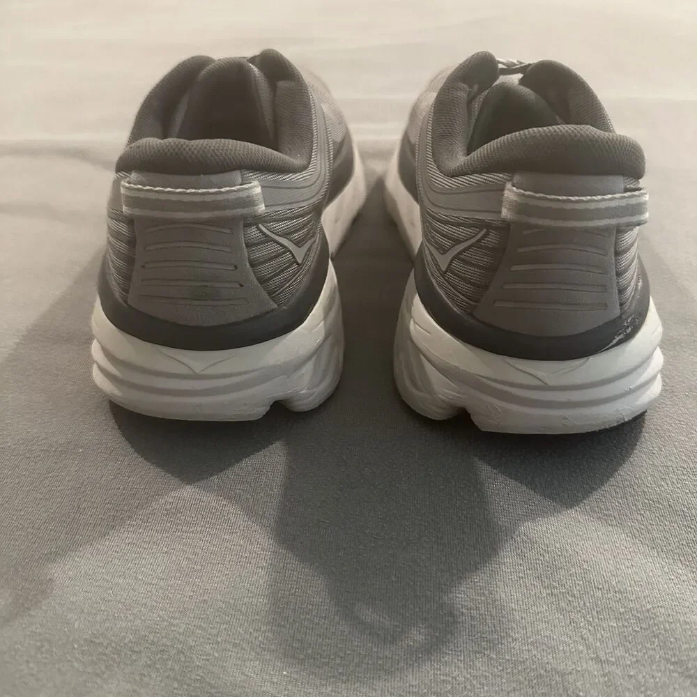 Hoka One One Bondi 7 Running Shoes Wild Dove Dark Shadow 1110518 WDDS Mens 11